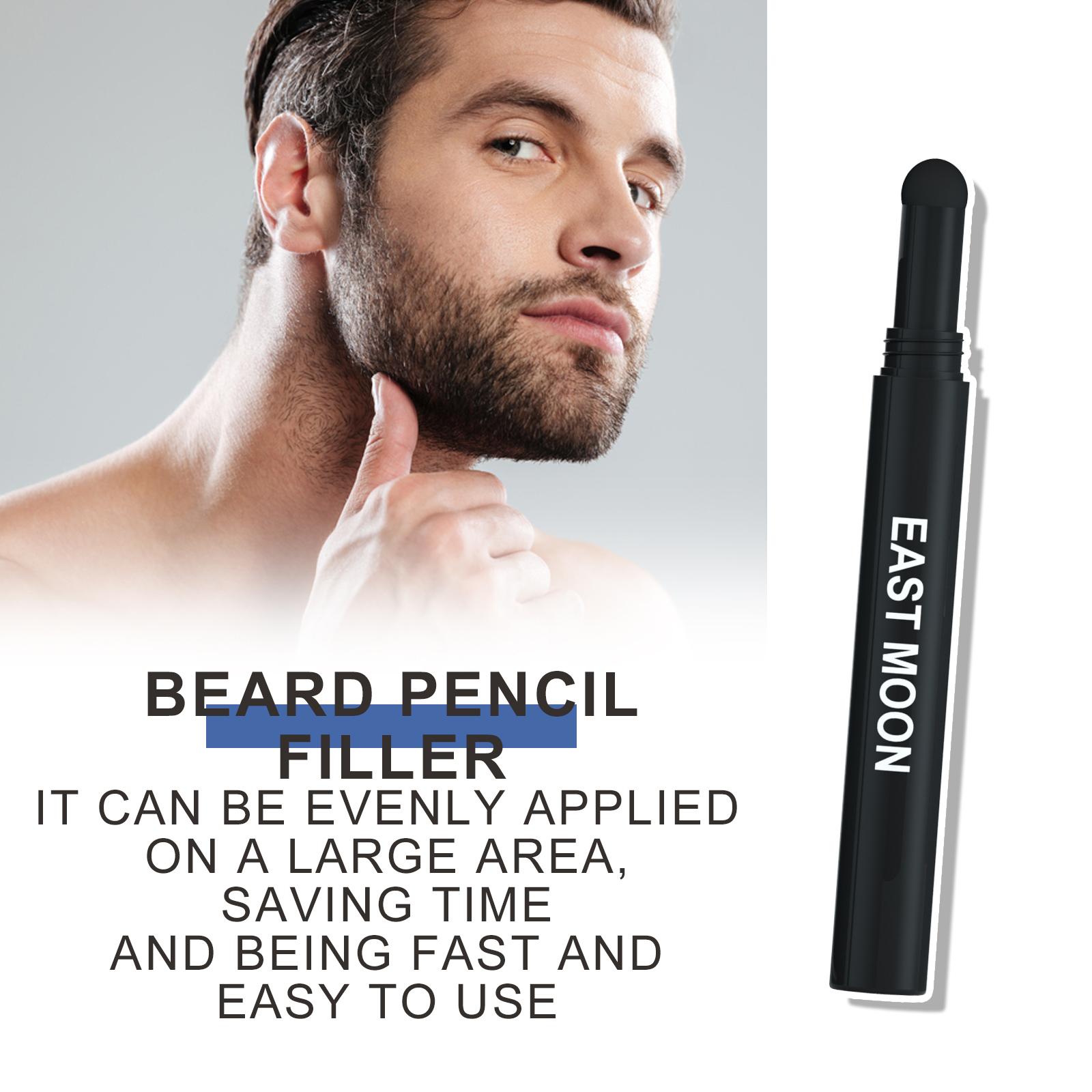 Beard filling pen set, three-in-one brush, beard filling, men's beard care filling