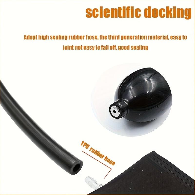 3pcs Air Wedge Bag, Powerful Commercial Grade Airbag Pump Professional Leveling Kit Alignment Tool Inflatable Spacer Bag for Rush Unlocking And Home Maintenance Auto Door And Window Alignment Hand Tool Set And Other Various Jobs