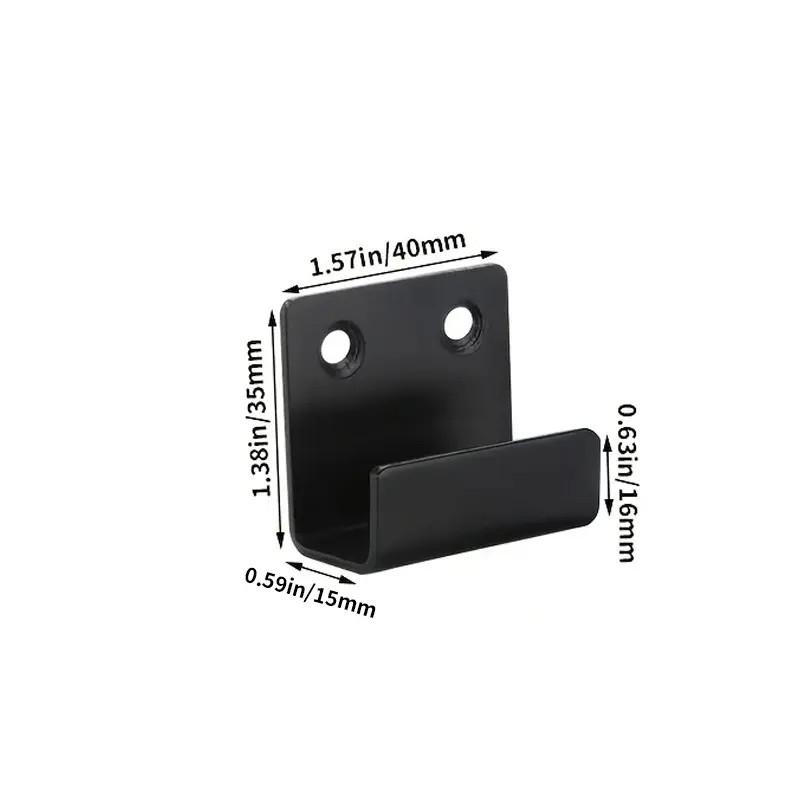 Wall Mounted Hook Mounting Bracket, Durable Material, Sturdy Stand, Practical Tile Display Rack, Wall Hooks for Home Office Showcase