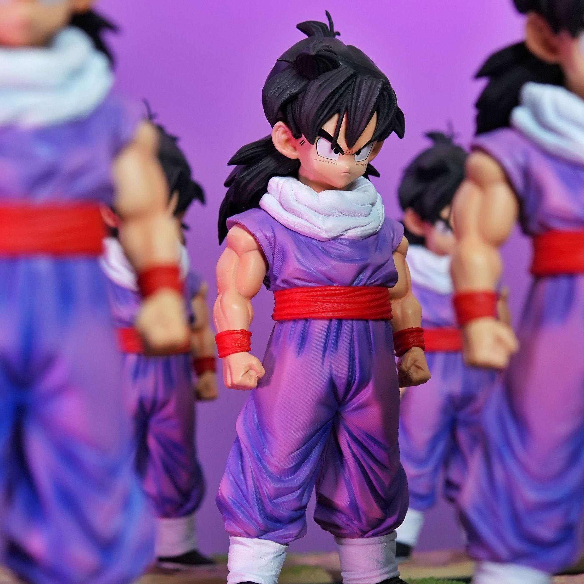 Dragon Ball Z Kid Gohan Figure - Purple Gi Standing Statue, Childhood Son Gohan Anime Collectible, Ideal Gift for Fans, Collectible PVC Figure, Anime Character Statue, Collectible Figurine, Statue Figurines