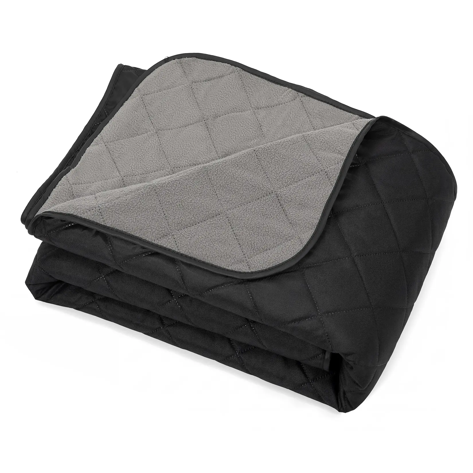 Waterproof 3-Layer Picnic Blanket, 600D Oxford + Cotton Fleece Camping & Travel Mat - Windproof Warm