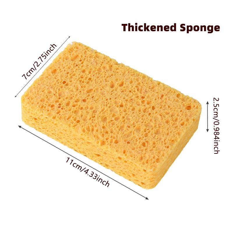 6pcs Dual-Sided Dishwashing Sponge Set, Kitchen Cleaning Tools, Household Scouring Pads, Durable & Efficient Scrubbers