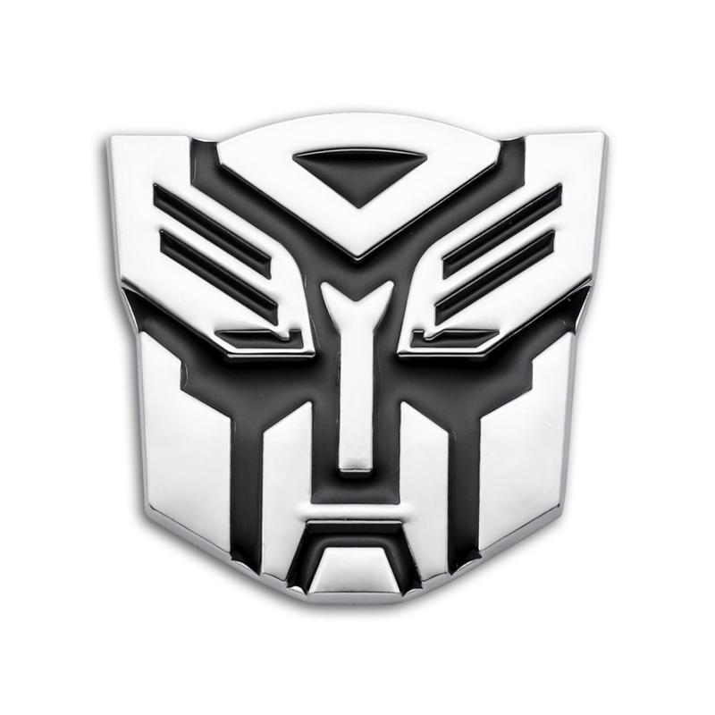 1Pc Car 3D Car Stickers Autobots and Decepticons Transformer Badge Decepticon Emblem Tail Decal Cool Autobots Car Styling Car Accessories Automotive Exterior Decoration and Personalized Ride Look
