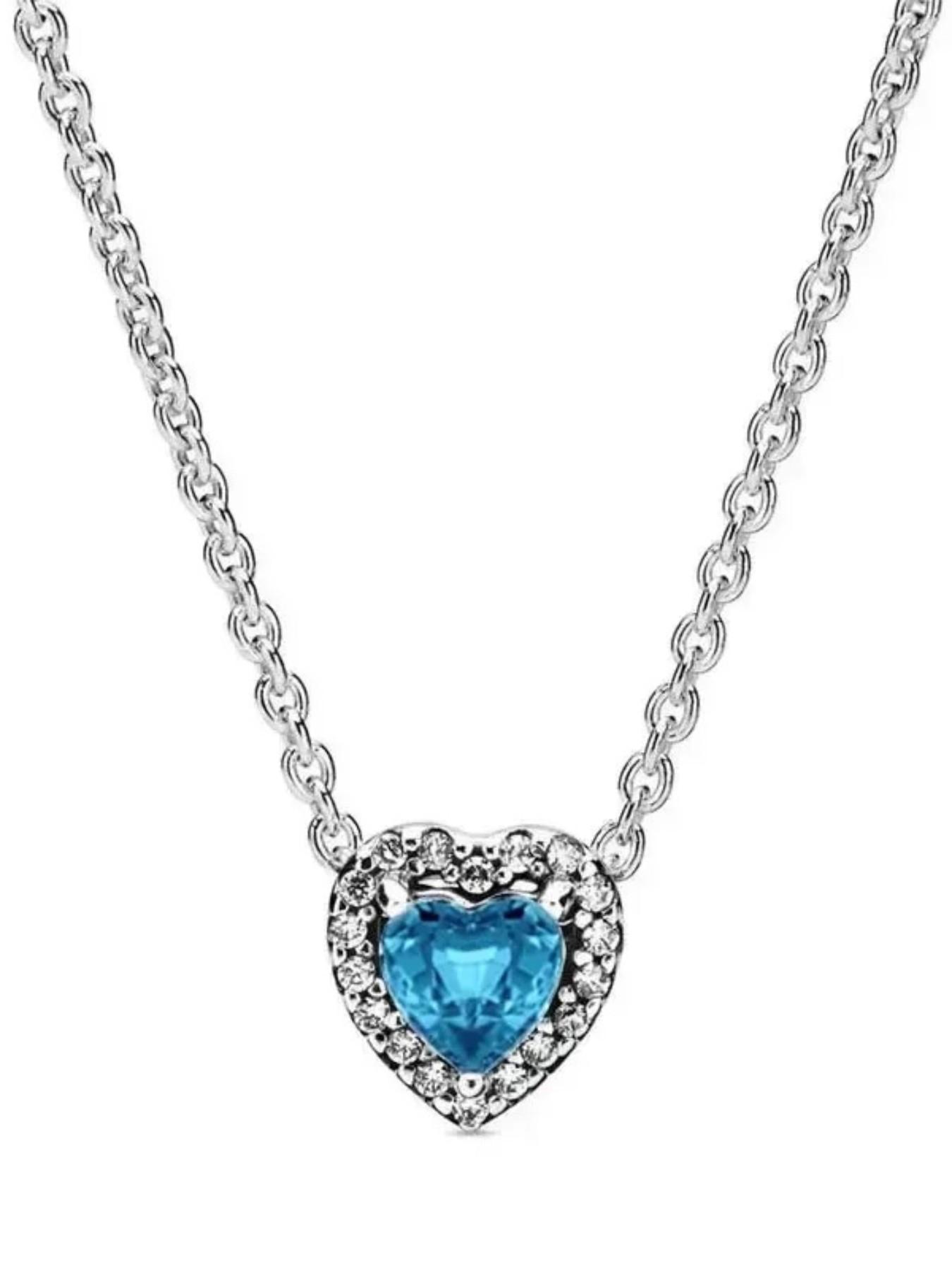 925 Sterling Silver Necklace, Minimalist Elevated Heart Design, Elegant Women's Jewelry, Perfect Gift for Her, High-Quality Craftsmanship