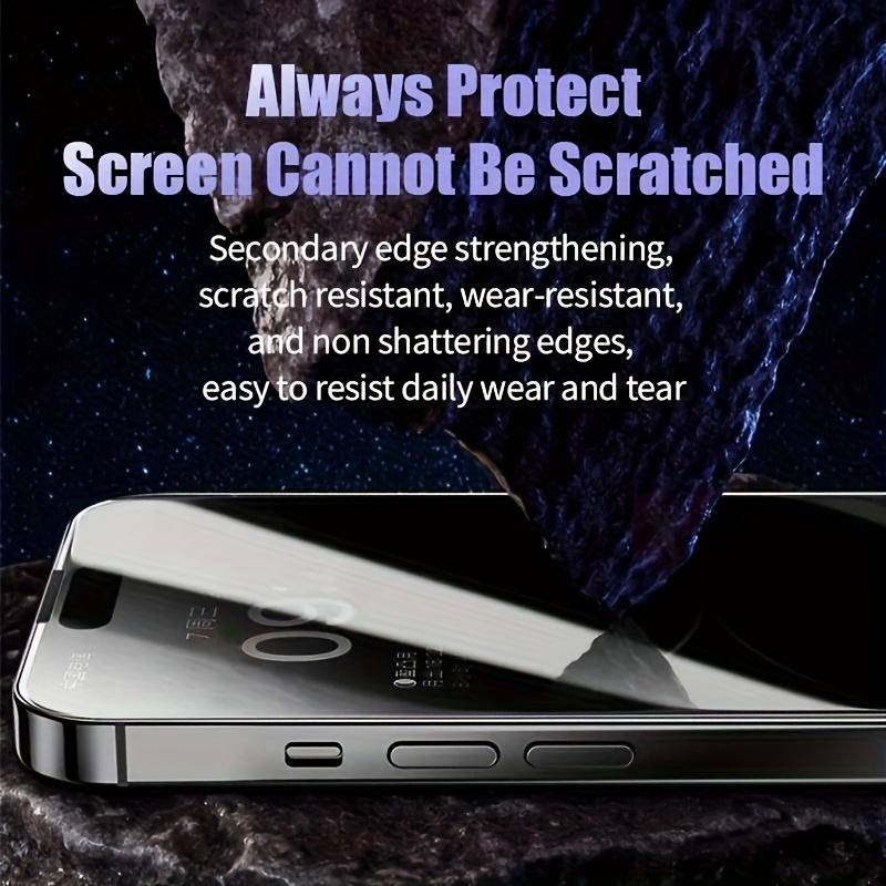 2pcs Matte Privacy Ceramic Screen Protectors Compatible with iPhone 17/16/15/14/13/12/11 Pro Max/Pro/Plus/17 Air/16e/XR/XS MAX/X/XS,Anti-Fingerprint Shockproof Protection Perfect Fit,Bubble-Free,Easy to Install