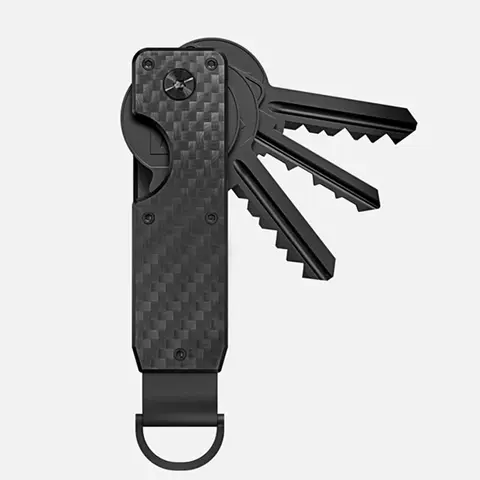 Compact Key Ring, Minimalist Metal Keychain with Gift Box, Scratch Resistant Surface, Unisex, Lightweight & Portable for Daily Use, Car Accessory & Bag Charm, Great Gift for Men, Perfect Thanksgiving Gift & Christmas Gift