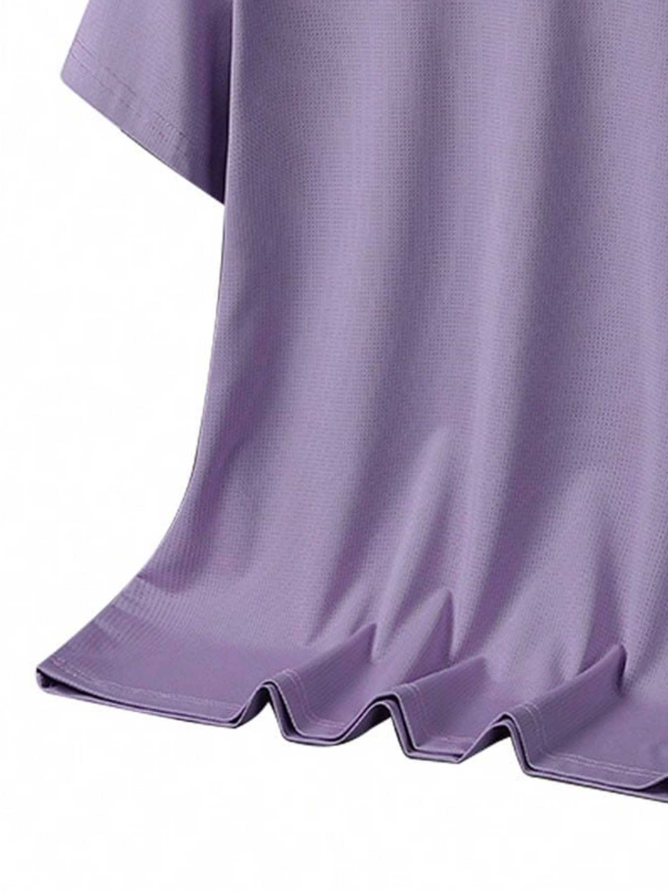 Women's Outdoor Quick-Dry Short Sleeve Running Sports Breathable Lightweight Training Top Shirt, 3 Piece Set, Casual Summer Wear