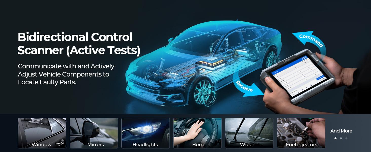 TOPDON Car Diagnostic Tool ArtiDiag900 Lite with BiDirectional Scan, FCA Gateway and CAN-FD, Full Systems Diagnosis with 8+ Reset Services, Wireless Bluetooth OBD2 scanner, AutoVIN, 2-Year Free Update