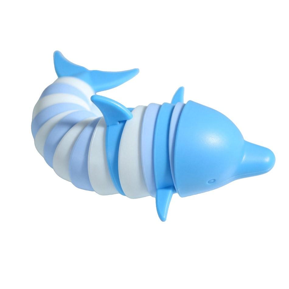 2026 New 3D Joint Shark and Dolphin Ocean Shape Stress Relief Toy, Bendable and Twistable Tail, Fun and Relaxing Plaything Great for killing time at work, relieving anxiety, and a fun gift for shark lovers.