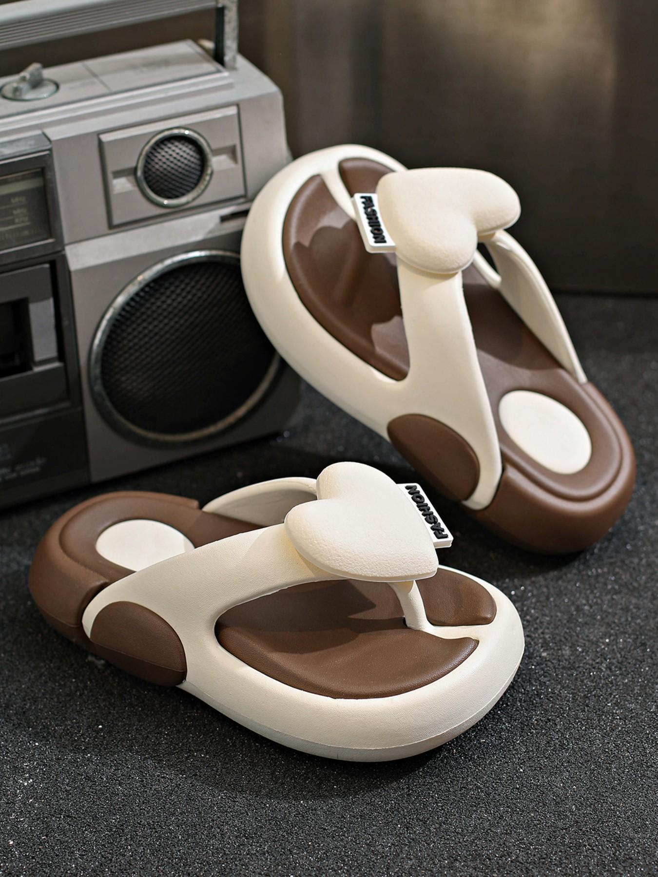 Fresh Girl Style Sandals, Lightweight and Soft, Summer Daily Wear, Versatile Women's Slippers, Casual PU Leather Eva Sole