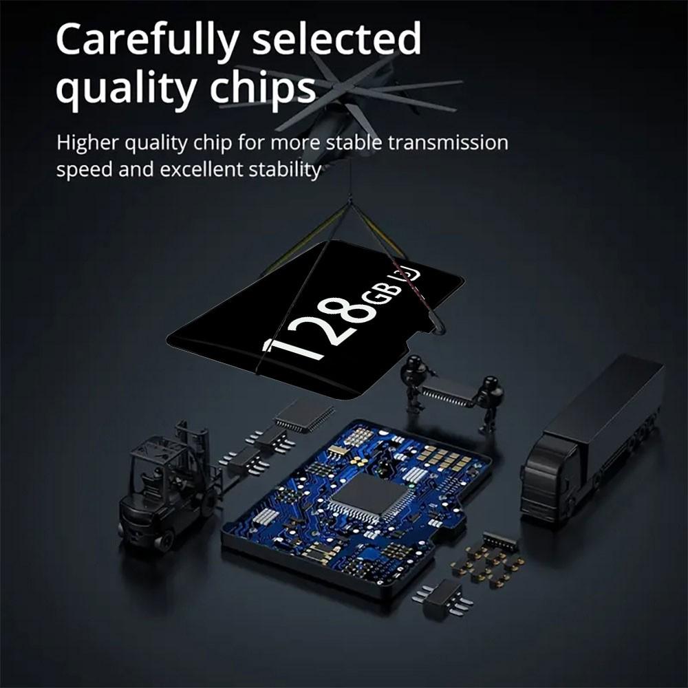 8GB/16GB/32GB/64GB/128GB/256GB High Endurance MicroSD Card - C10 U3 V30, 4K UHD for Dash Cam & Home Surveillance, Extreme Durability Memory Card, Flash SD Card, MicroSDXC Card