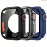 EYWXND 3-Pack Wearable Full Coverage Protection Watch Accessories for Women - Shockproof, Anti-Scratch, HD Protective Plastic Cover with Rear Protection for iWatch Series 4-11 SE2 (40/41/42/44/45/46mm, S10/S11 42 mm Included) - No Device Included