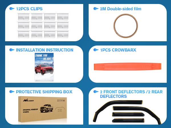 Nilight Durable Rain Guards for Toyota 4Runner 2010 2011 2012 2013 2014 2015 2016 2017 2018 2019 2020 2021 2022 2023 2024 Vent Window Visors, 4 Pieces Car Vehicle Universal Automotive Accessories Body Kit Accessories dealsforyoudays Nilight Durable Rain Guards for Toyota 4Runner 2010 2011 2012 2013 2014 2015 2016 2017 2018 2019 2020 2021 2022 2023 2024 Vent Window Visors, 4 Pieces Car Vehicle Universal Automotive Accessories Body Kit Accessories dealsforyoudays