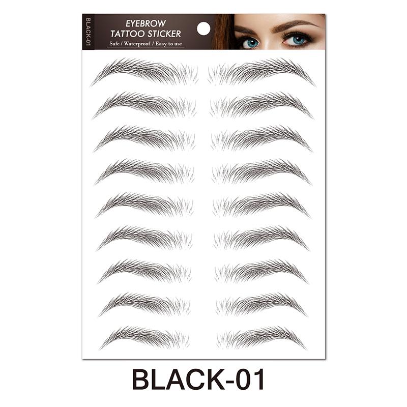 Eyebrow Tattoo Sticker, Quick Application, Natural Look, Multi-Pack, Easy Brow Lift, Create Realistic Makeup, Waterproof Temporary Tattoos, Ephemeral Tattoos