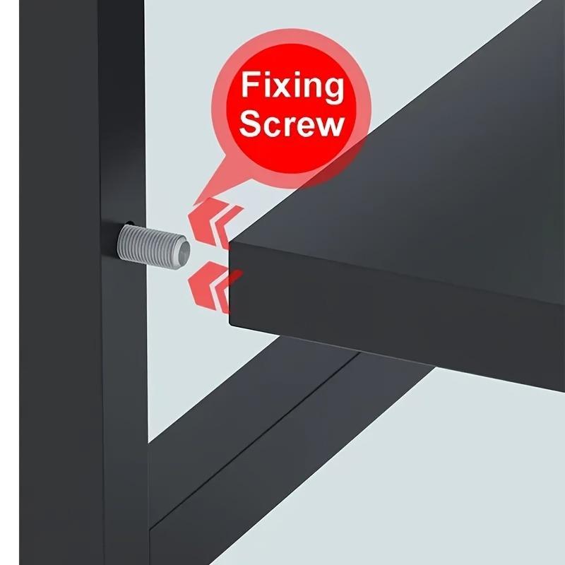 Kitchen storage rack, suitable for microwaves and ovens | Countertop organizer, open storage rack, perfect for storing spices, tableware and cookware, appliance storage rack | Functional kitchen shelf