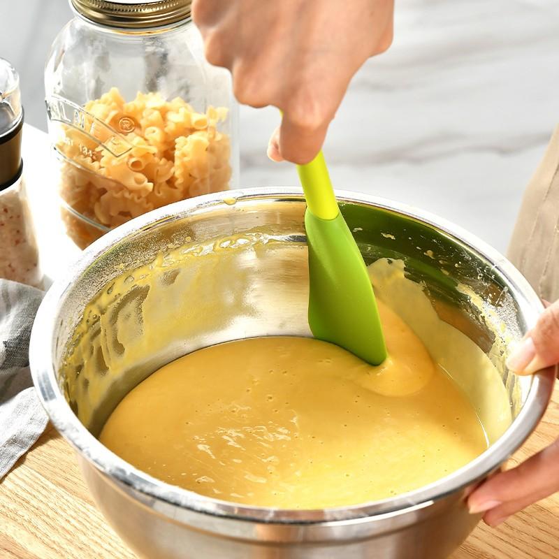 New Color Block Silicone Spatula, Butter Scrape Tool, Cake Smear Knife, Cream Scraper, Kitchen Baking Tools, Essential Bakery Equipment