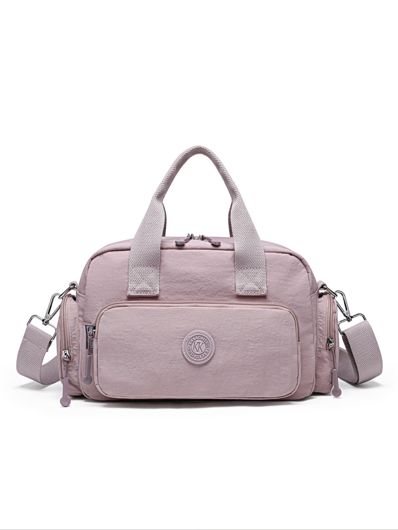 Lightweight Waterproof Travel Crossbody Bag, Detachable Wide Strap, Multiple Pockets, Large Capacity, Women's Yoga Gym Bag, Business Trip Backpack, Gym Workout Bag, Sports Gym Bag, Fitness Bag