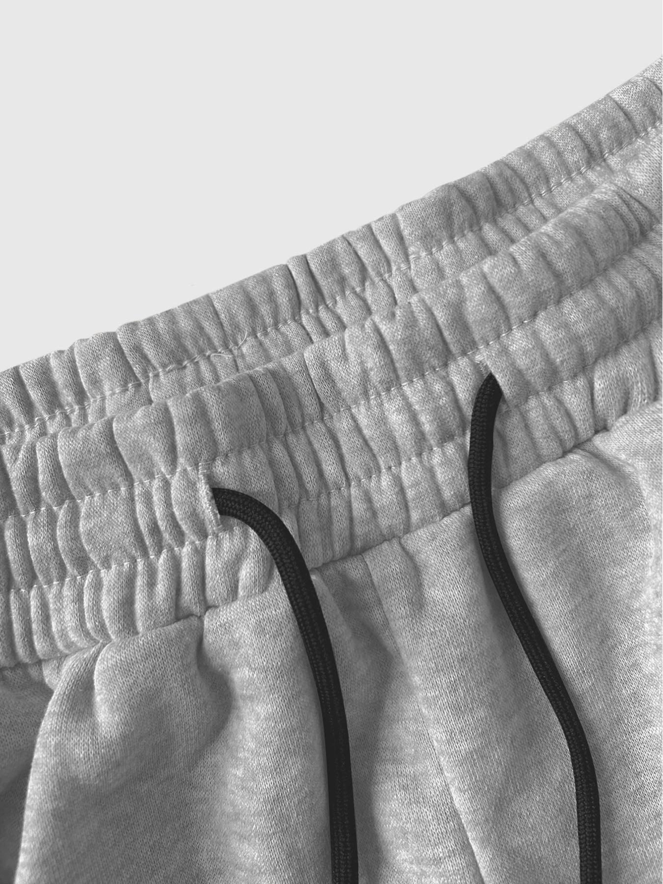 Men's Sporty Street Style Sweatpants, Angel Skull Clown Graphic Print ...