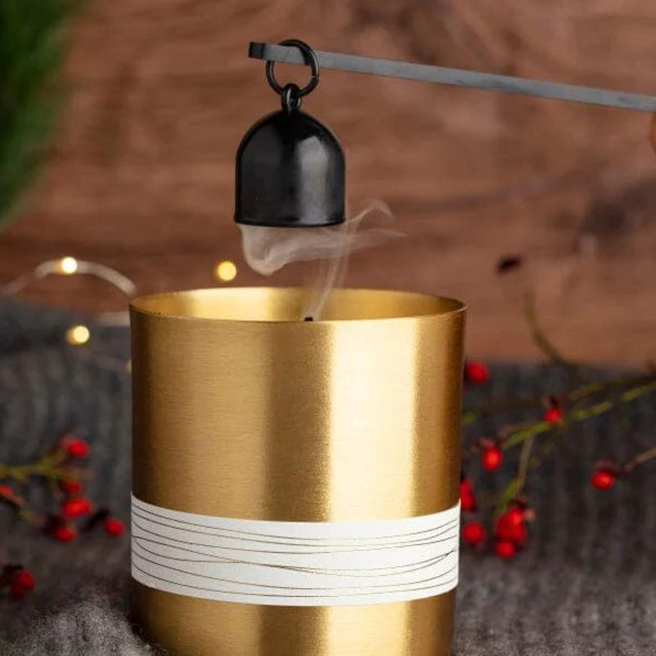 Stainless Steel Candle Extinguisher Cover, Durable Waterproof Design, Easy Clean, Ideal for Office Bathroom Kitchen Outdoor Use