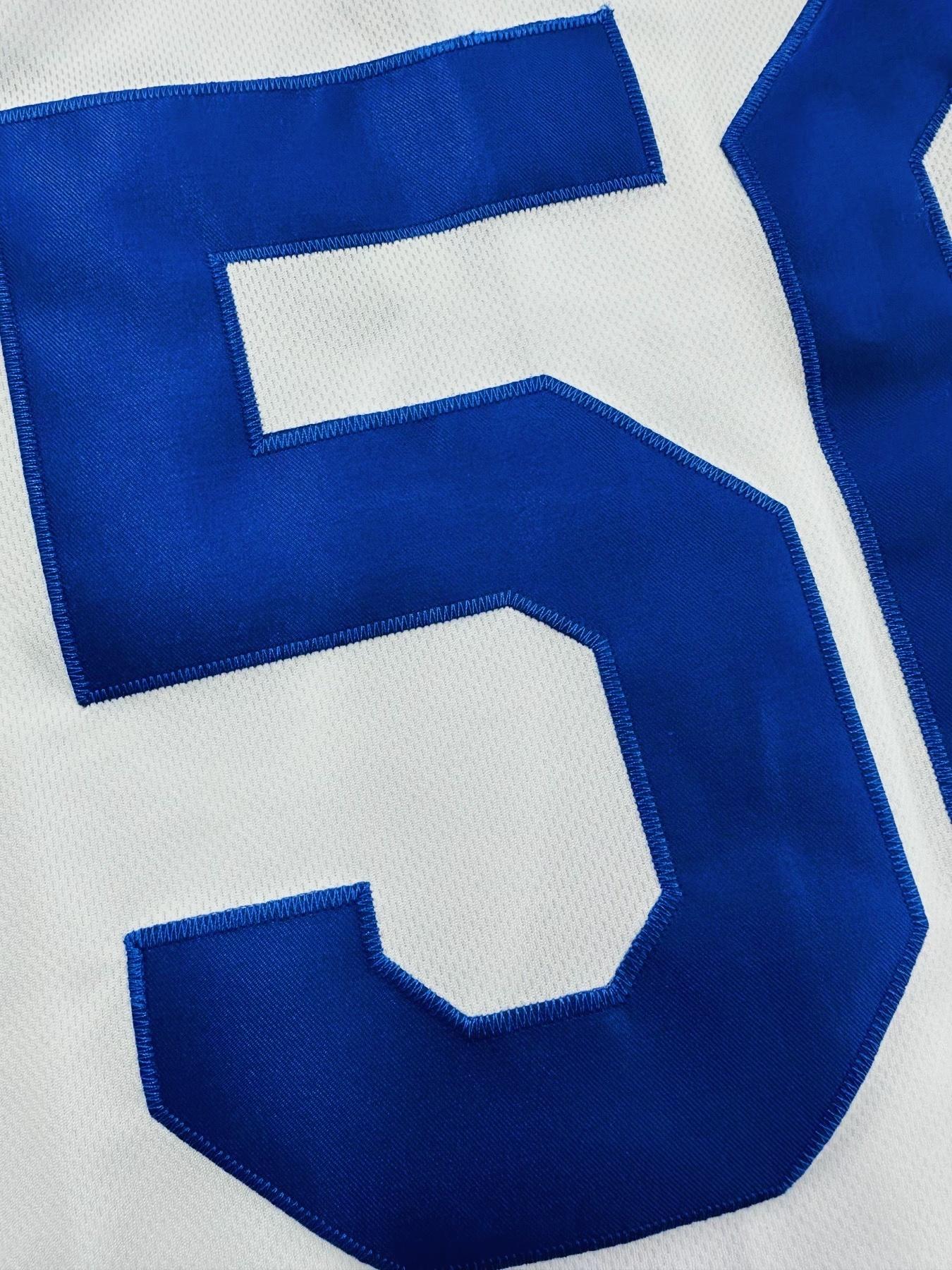 Men's #50 "Los Angeles" Embroidery Baseball Jersey, Loose V-Neck Short Sleeve Button-Up Sportwear Suitable For Street Hip-Hop, Baseball, Golf Training, Sports Top, Streetwear, Sportswear Top