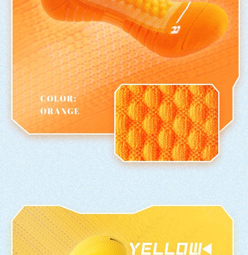 Men's mid-calf sports socks in a pack of 5 pairs. They feature sweat-absorbing mesh for breathability, shock absorption, and are wear-resistant. With terry cloth soles, these solid-color socks are suitable for basketball, running, football, Tubesocks