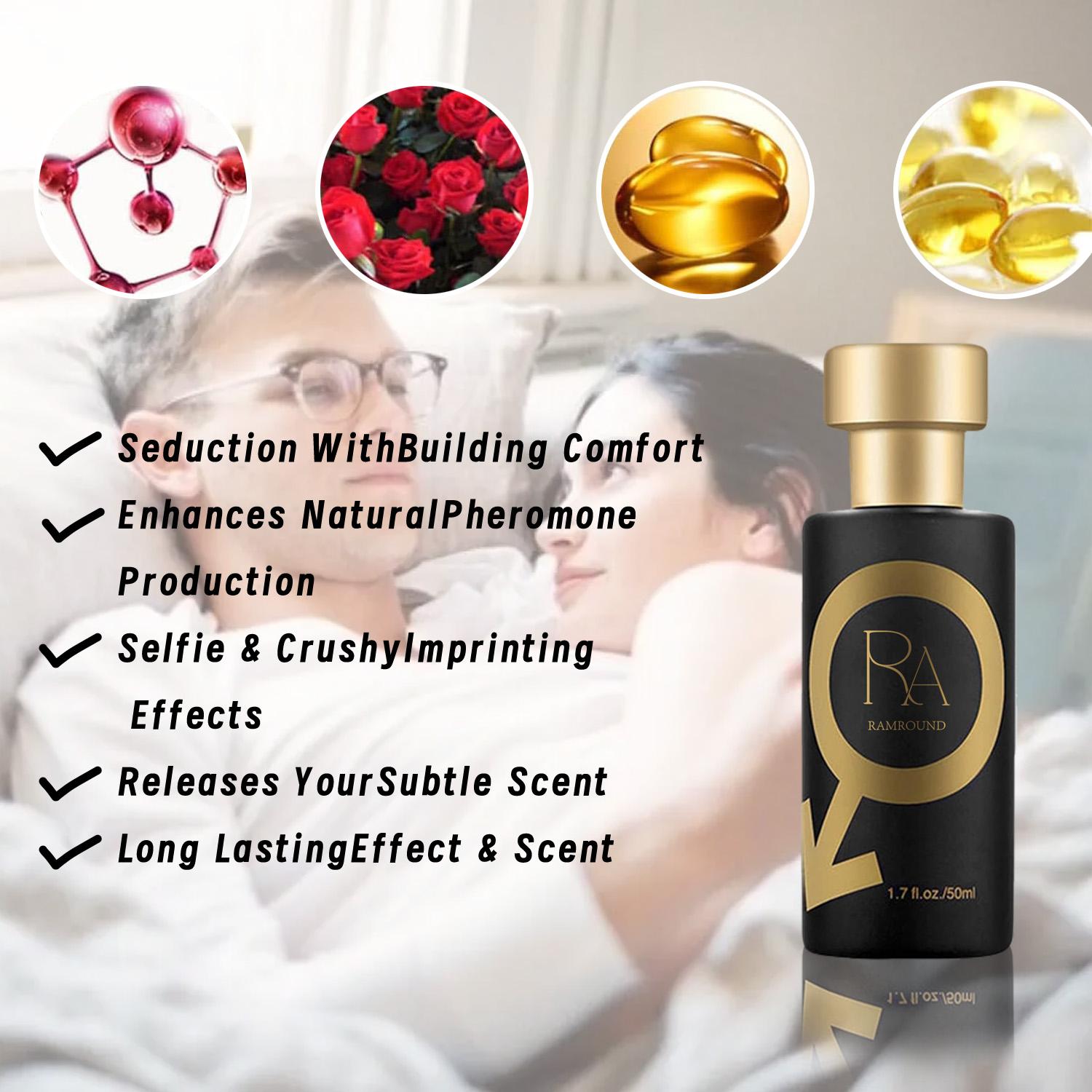 RAMROUND Pheromone Cologne For Men(50ML) - Pheromone Date Portable CologneOriginal Oil Pheromone Perfume For Men - Long Lasting Romantic Fragrance -Attracts Women