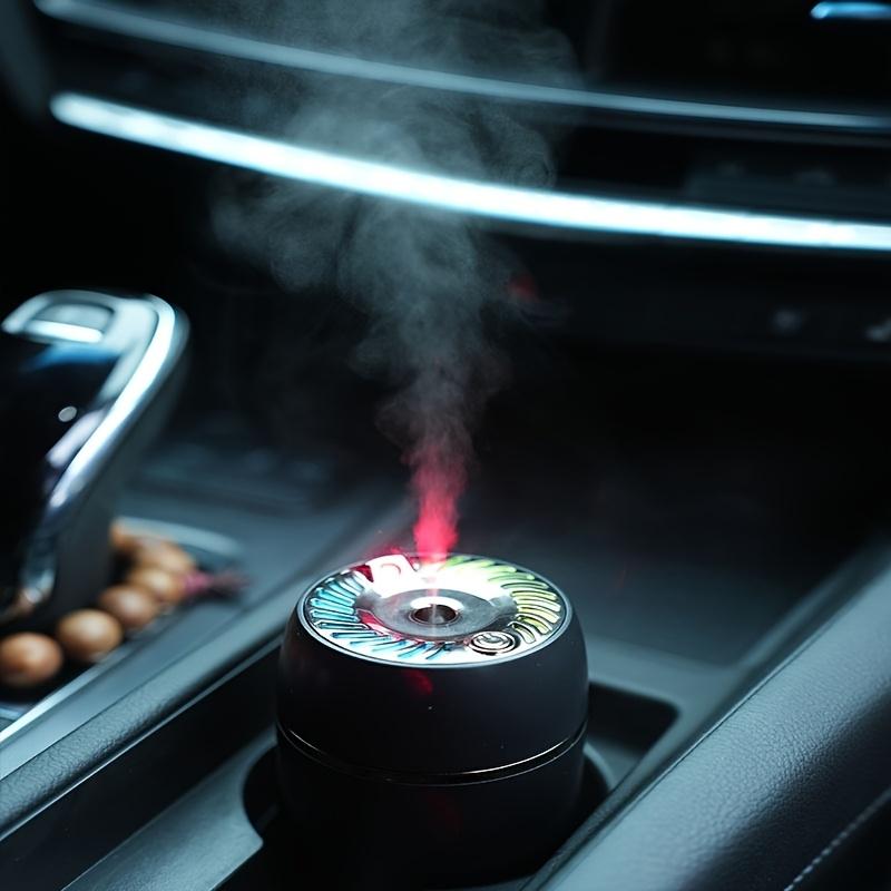 USB Rechargeable Mini Humidifier & Aromatherapy Diffuser with Colorful LED Lights, Portable Bedroom Decor Air Purifier Ideal Holiday Gift