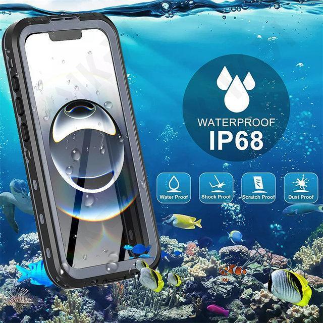 IP68 Waterproof Magnetic Case For iPhone 17 16e 16 15 14 Pro Max Pro 13Protector Full Body Protective Dustproof Phone Case