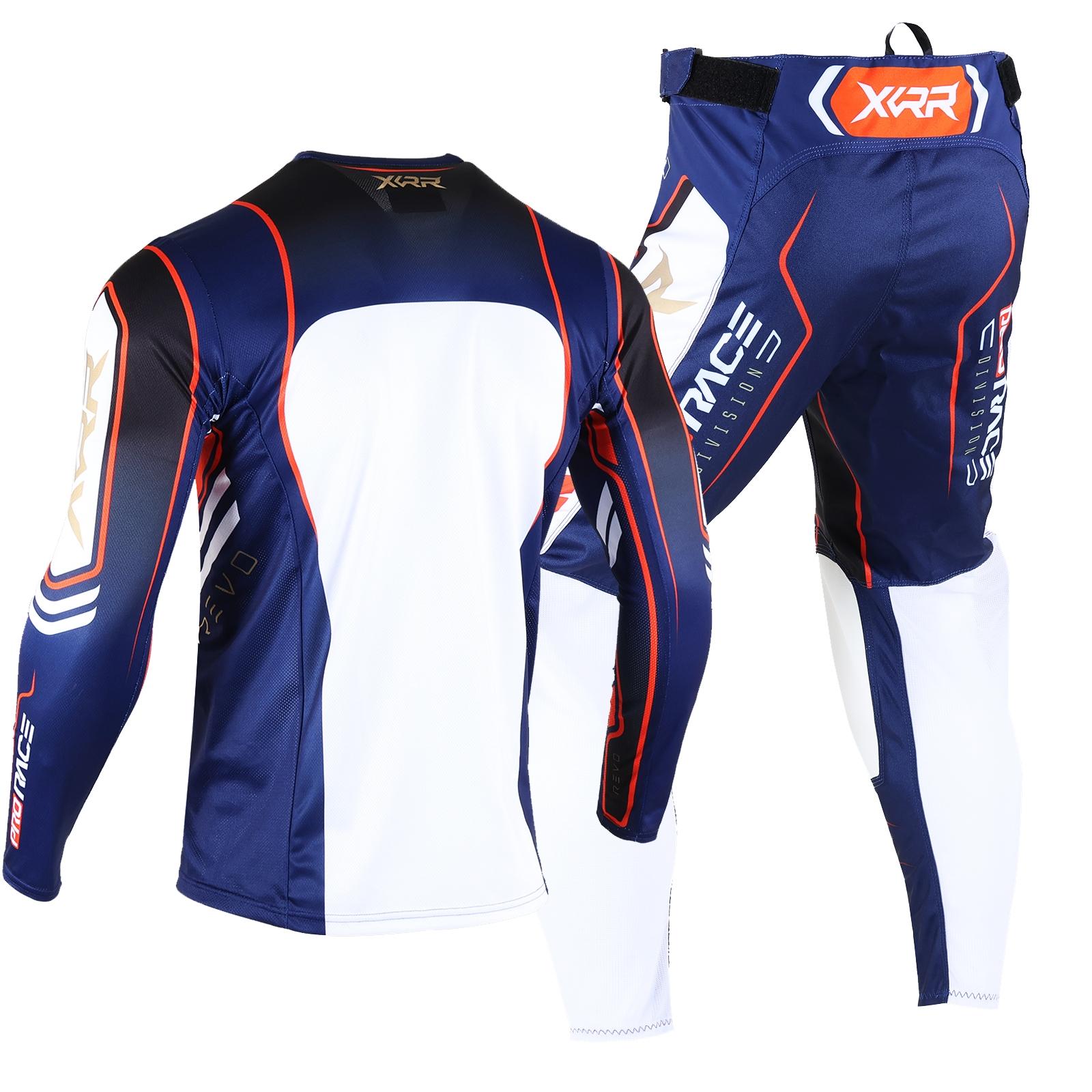 XCRR Jersey and Pants Combo Motocross Enduro Offroad MX MTB DH Riding Dirt Bike Downhill Racing Adult Sports Gear Set Sports Clothing