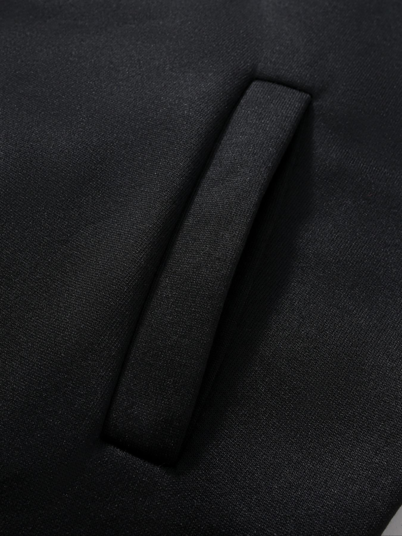 Men's Fleece-Lined Open Front Hoodie with Gothic Print, Casual Fashion Pullover for Daily Wear, Comfortable and Stylish Sweatshirt