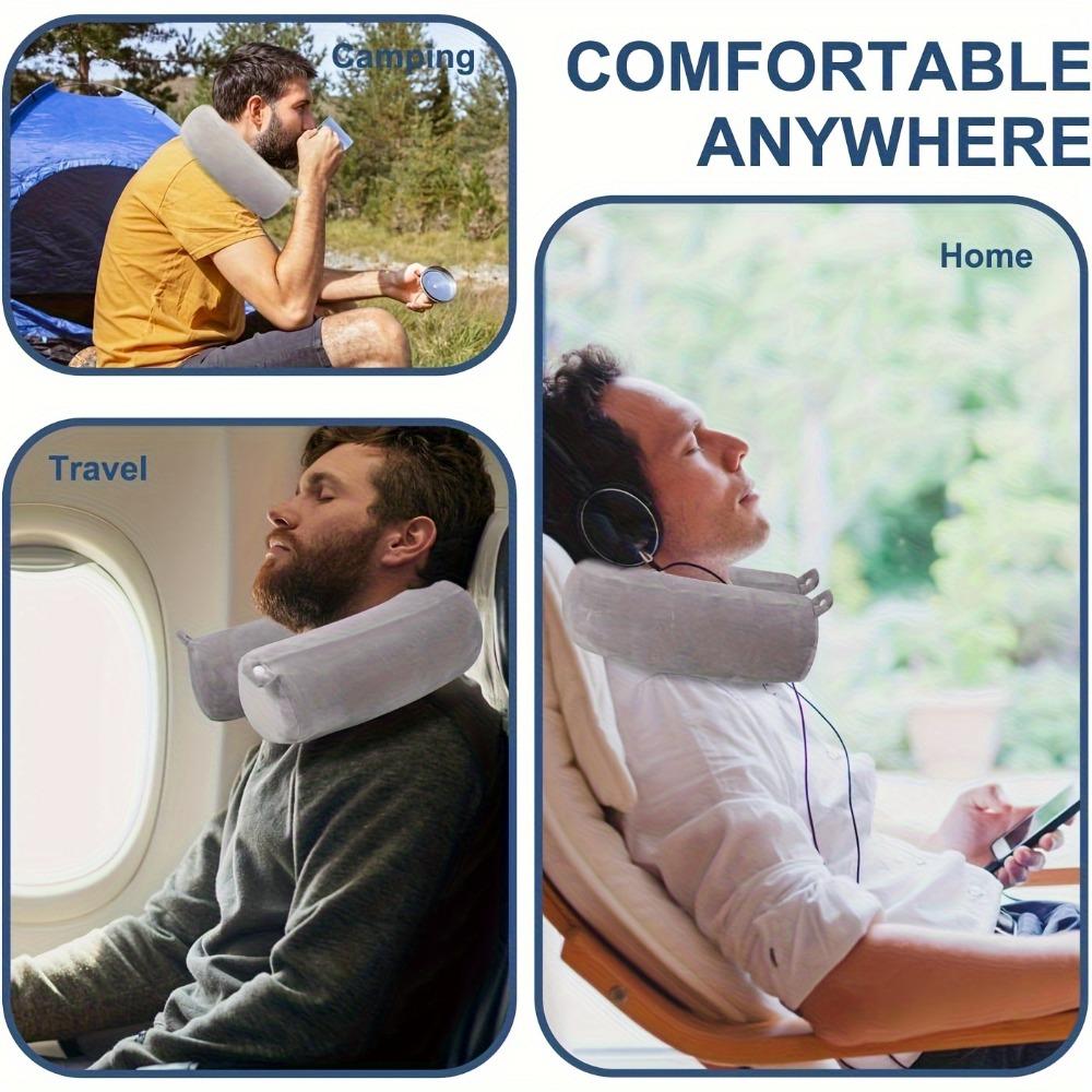 1 adjustable bendable travel pillow - lightweight and flexible neck pillow, ideal for sleeping and travel by car, plane or train