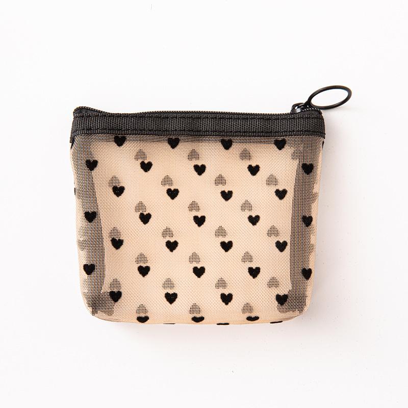 Large Capacity Mesh Makeup Bag Portable Travel Toiletry Organizer, Cosmetic Storage Pouch