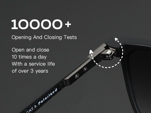 ZENOTTIC Night Vision Glasses for Daily Use TR90 Frame HD Polarization Anti Glare lenses Driving Riding Cycling Lightweight Durable Sunglasses UV400 Protection Windproof Polarized