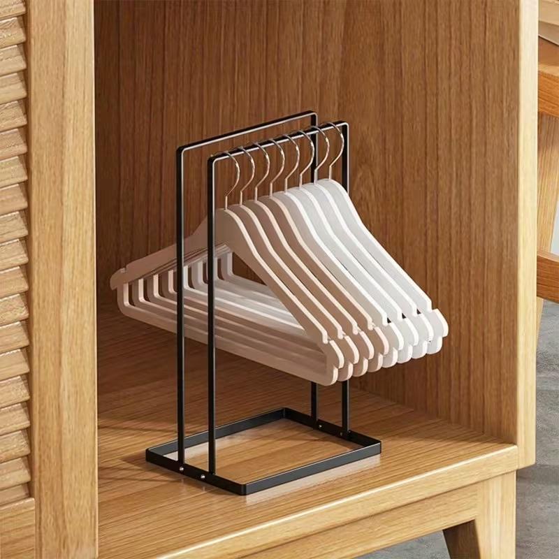 Large Capacity Stackable Clothes Rack, Stainless Steel Detachable Storage Organizer, Space Saving Clothing Hanger, Home Laundry Room Decor