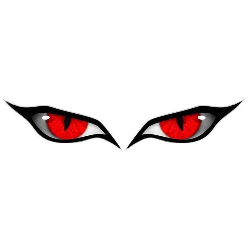 Raptor Eye Evil Eye Decal Auto Accessories - Cool Car Decorations, Rearview Mirror Adhesive Sticker, Sun Protection, Water-Resistant for Rain, Scratch-Resistant, Easy Apply Stylish Exterior Decor, Stickers, Adhesive Sticker, Easy Apply-YY2