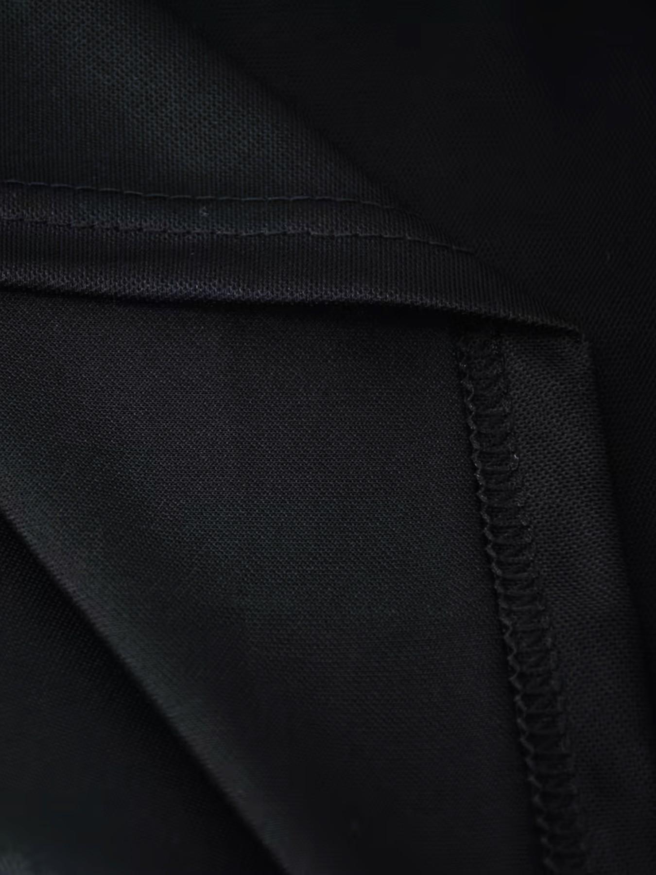 Men's Geometric Print Polo Shirt, Loose-Fit Short Sleeve, Breathable Elastic Fabric, Casual Business Tee, Spring Summer Outdoor Wear