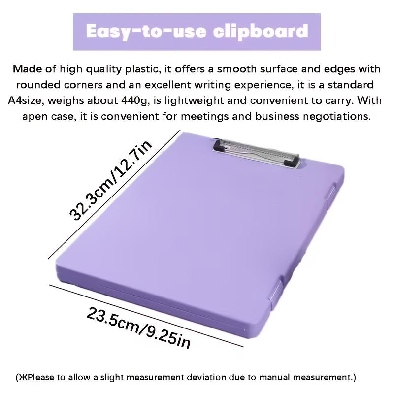 A4 folder storage box board clip student special test paper storage and finishing artifact large-capacity data book subject classification test paper multi-function sheet music clip writing board pad