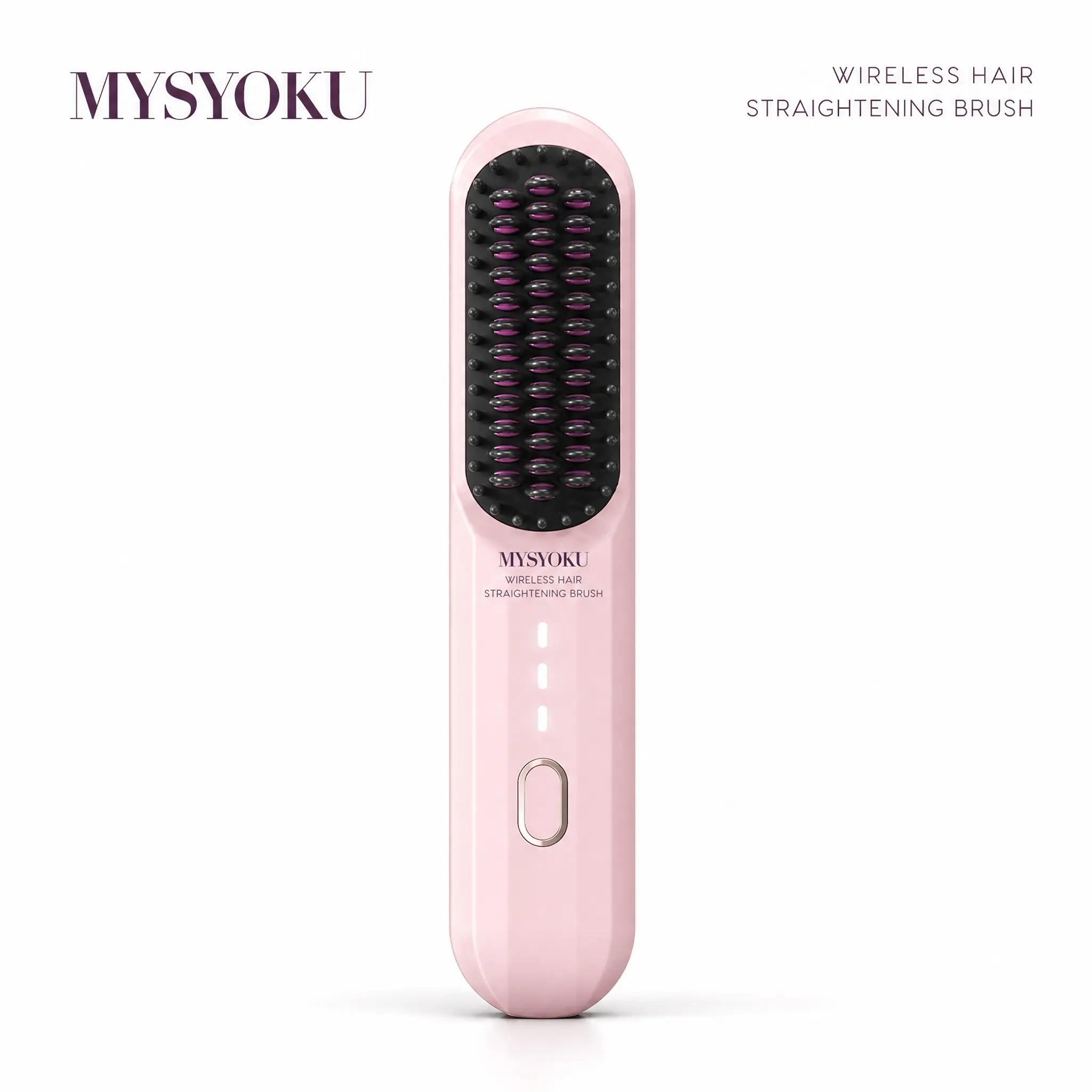 Popular wireless hair straightener, negative ions do not hurt hair, lazy straight roll dual-purpose straight board clip, wireless charging model