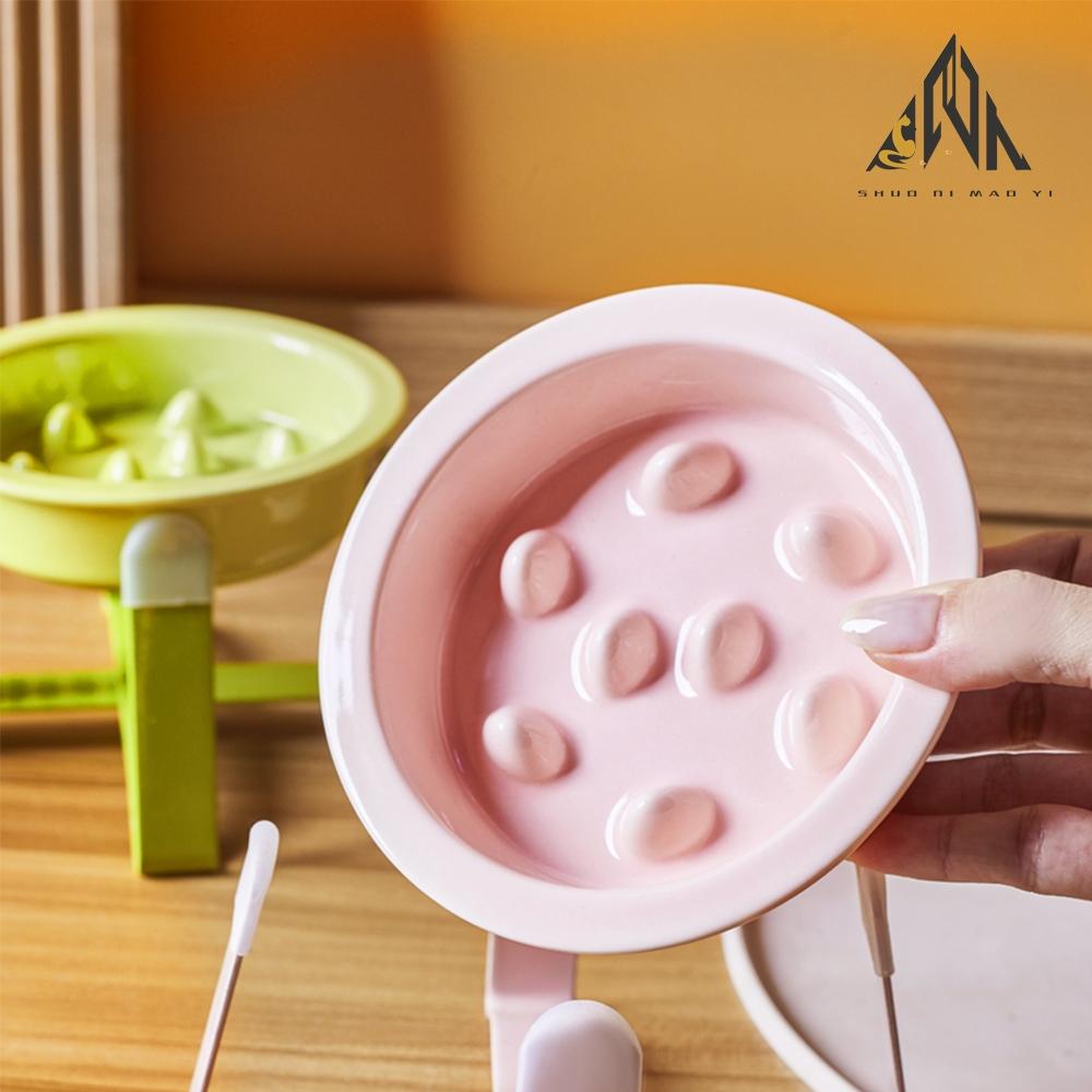 Slow Feed Ceramic Dog Pet Slow Feeder, Cervical Spine Protection, Anti-Choking Cat Bowl, Dog Food Bowl, Cat Food Bowl, Elevated Slow Feeder, Slow Feeder Bowls