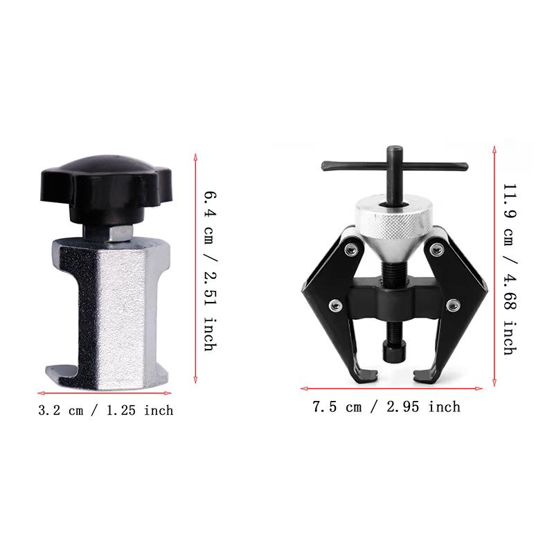 Windshield Wiper Arm Puller Tool Set, Adjustable & Fixed Models, Heat-Treated Alloy Steel, Easy Removal Without Damage, Fits Most Cars & Trucks, Automotive Maintenance Tools, Car Repair Tool