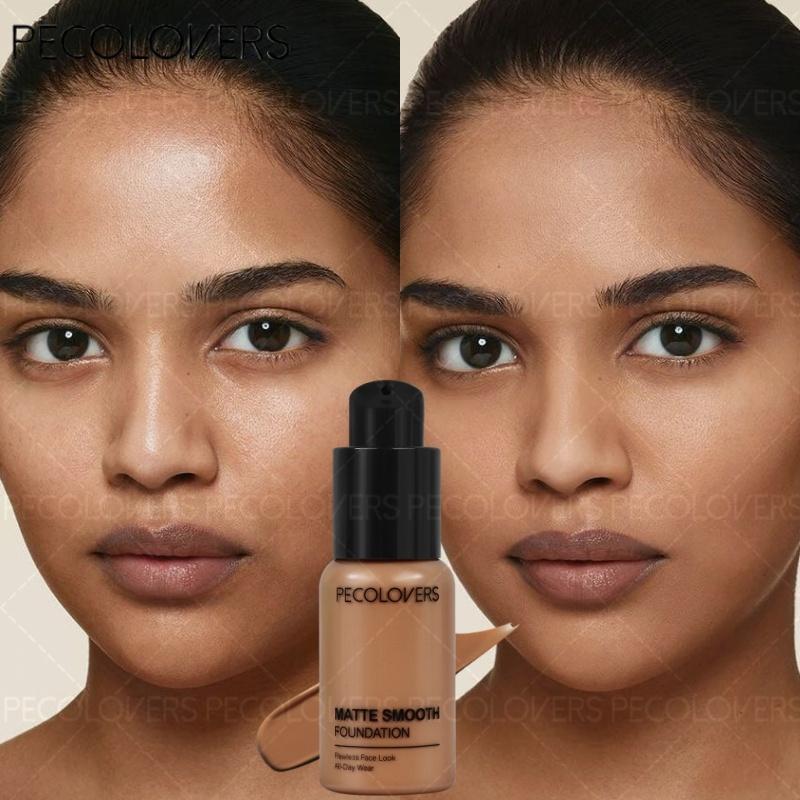 Liquid Concealer Moisturizing Rotating Sponge Head Concealer Long Lasting Lightweight Multi-use Foundation Makeup Matte Makeup Finish