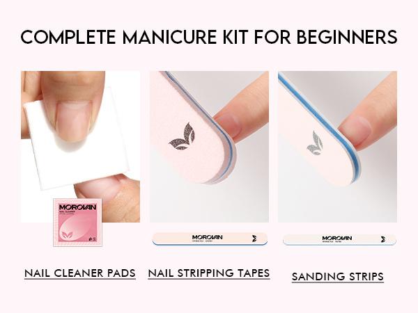 Poly Gel Nail Kit for Beginners: UV Lamp All-in-One Set with Everything DIY Nail Art Design at Home Women's Day Gift for Women Girls