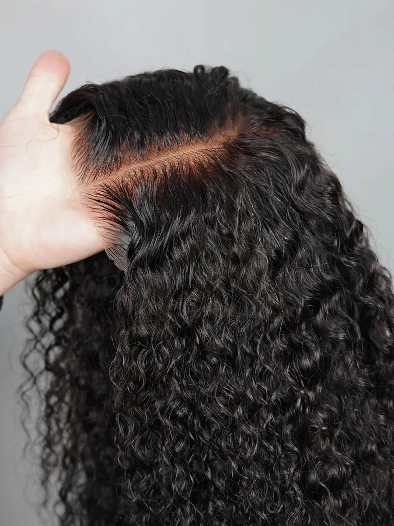 Water Wave 5x5 Lace Glueless Wig Human Hair Wig Pre-Bleached Transparent Lace Wig 150% Density Brazilian Virgin Hair