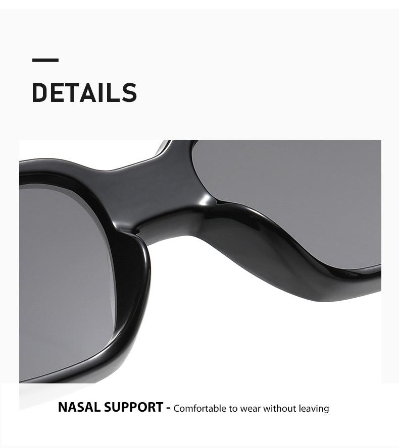 Women's Retro Rectangle Sunglasses - 2026 Slim Narrow Frame, Gradient UV400 Lenses, Y2K Trendy Streetwear Shades for Men