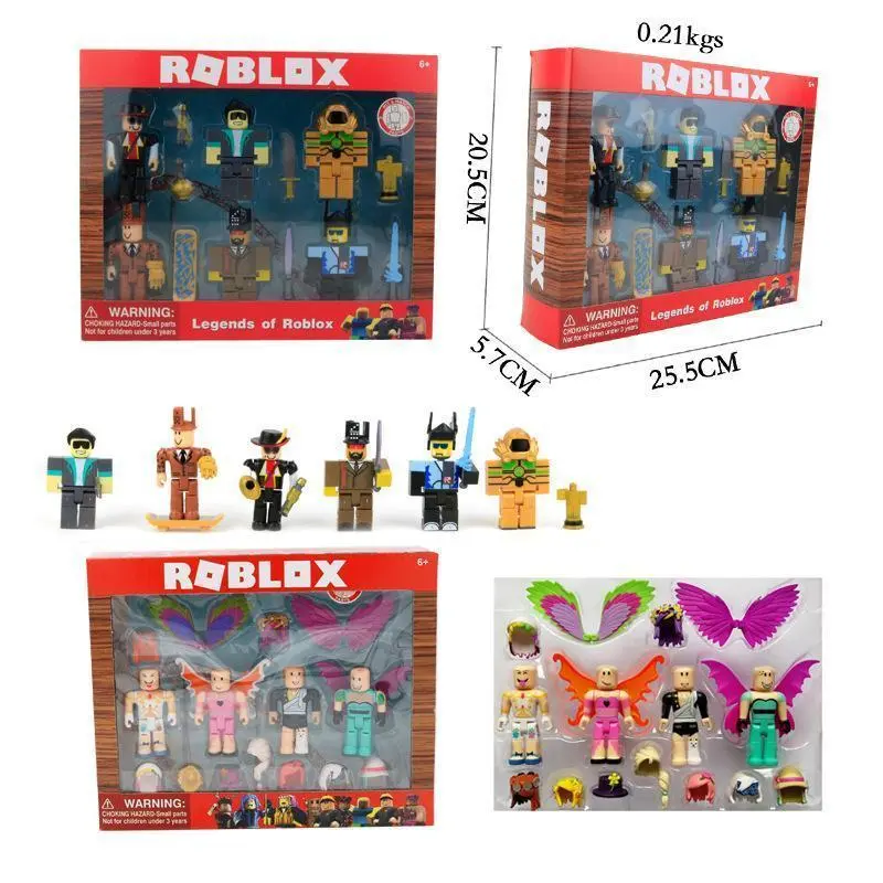 Roblox building block figurine with accessories comes in two color boxes, packaged in bags Popular toys 2026 Hot selling toys