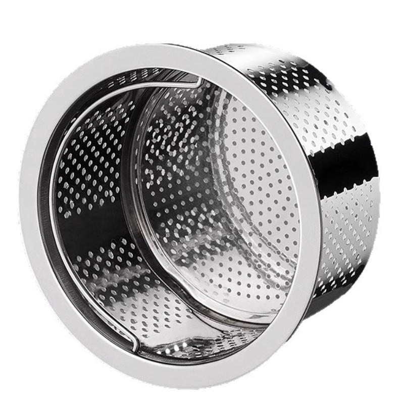 2pcs Kitchen Sink Strainer, Reusable Stainless Steel Filter, Drain Cage Hanger, Drain Plug, Drain Basket, Drain Pipe Fittings