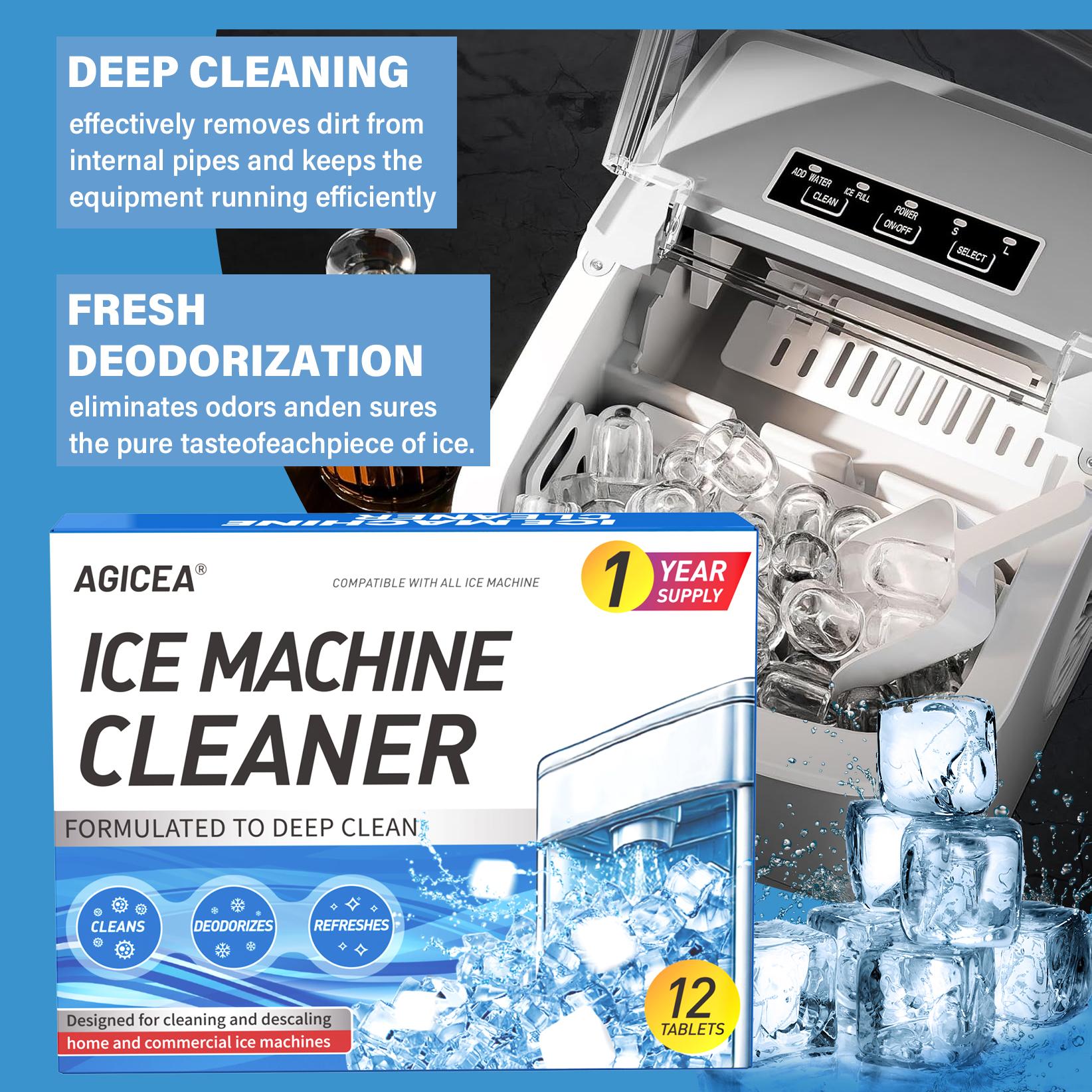 Newly packaged AGICEA 12-piece ice maker cleaner descaling agent, upgraded formula, suitable for household ice maker cleaner, ice machine cleaner,summerwins Newly packaged AGICEA 12-piece ice maker cleaner descaling agent, upgraded formula, suitable for household ice maker cleaner, ice machine cleaner,summerwins