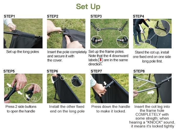 Night Cat Camping Cot Tent, 87"x28"x35", Off-Ground Waterproof Shelter with Mosquito Net for Dry & Comfortable Sleep, Ideal for Camping, Overlanding, Fishing, Hunting, Backpacking, Jungle, Riverbank, Survival & Mud/Wet/Rocky Terrain Easy Setup Tents