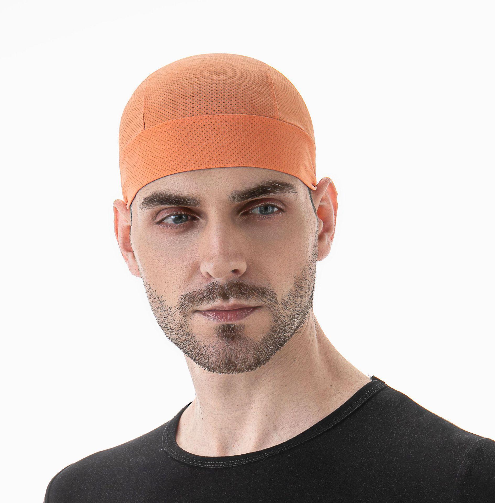 Cycling quick-drying cap windproof sunscreen cap ice silk breathable hood cap bicycle helmet liner