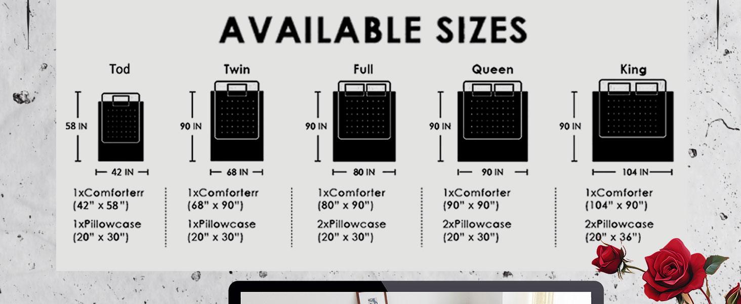 Gothic Comforter Set,Black Damask Comforter,Death Moth Bohemia Boho Luxury Bedding Set,Goth Skull Duvet Set,Vintage Victorian Baroque Floral Quilt Set